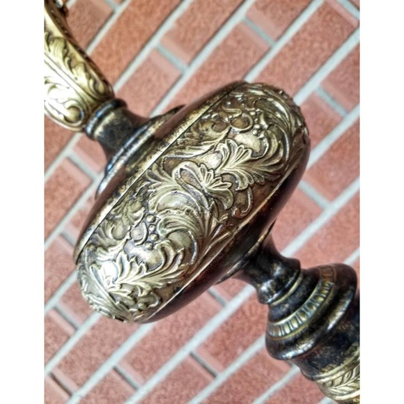 Rembrandt RARE Hollywood Regency Torchiere Table Lamp Acanthus Leaf Design - Picture 2 of 10